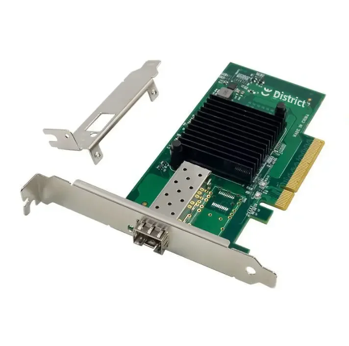 듀얼 포트 Sfp 파이버 네트워크 카드 X520-da2 서버 네트워크 카드, 82599es 칩 10g, 고속 데이터 변속기 내구성
