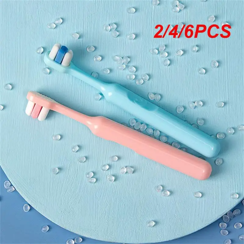 

Children Toothbrush Cute Cartoon Sucker Toothbrush Brush Oral Care Three Sided Soft Bristle Kids Toothbrush