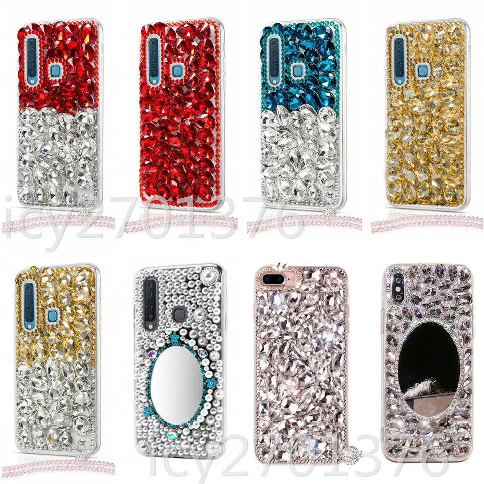 For Apple ipod touch 5/6th gen / ipod touch 7 Luxury Bling Rhinestone phone back Case Cover