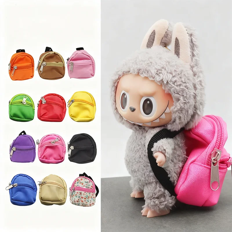 ラブブドール用ドールバッグおもちゃ、小さなぬいぐるみ、ダブル