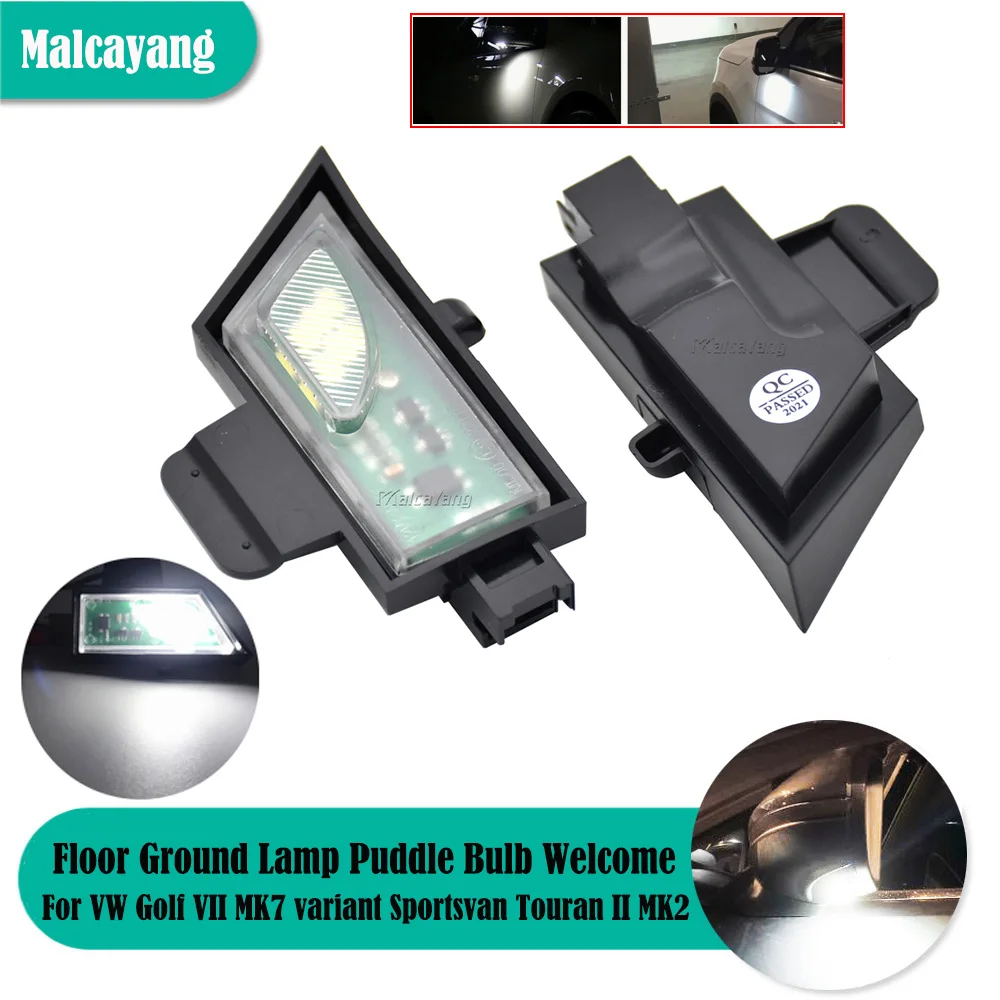 For For Per Vw Golf 7 Vii Variante Gti Sportsvan Touran Mk2 All Track Canbu Side Specchietto Retrovisore Puddle Light