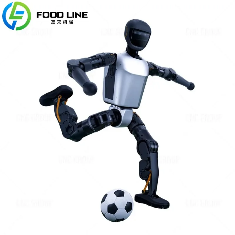 Robot umanoide AI con percezione del terreno in tempo reale e controllo del movimento completo del corpo per l'automazione industriale - immagine 3