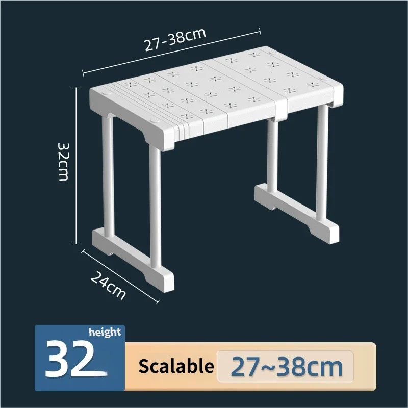 Stackable Telescopic Shelves for Closet and Cabinet Organization
