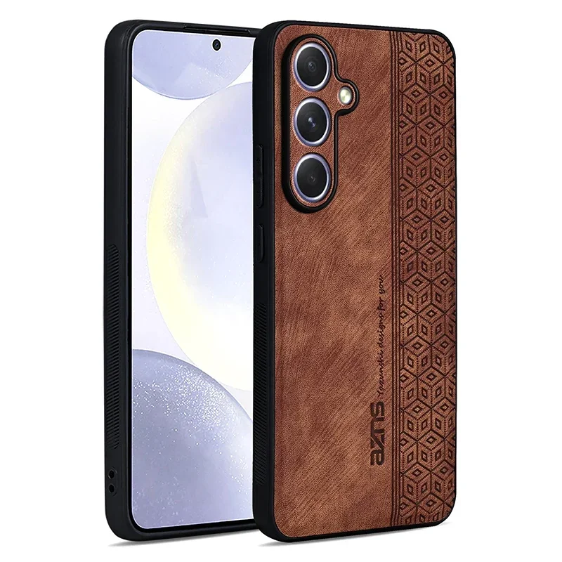 Leather Shockproof Phone Case - Silicone Protective Cover