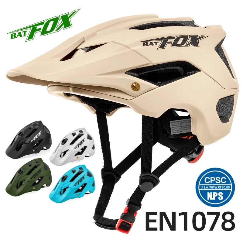 

BATFOX Bicycle Helmet MTB women men Adult bike helmet cycling Intergrally-molded capacete ciclismo mtb men's cycling helmet