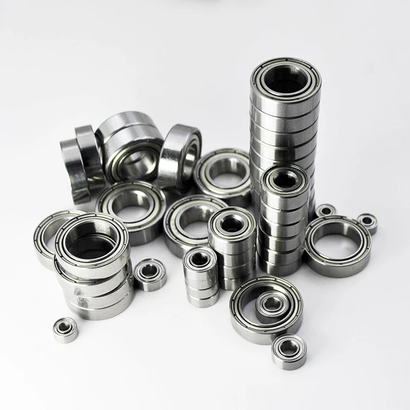 Compact Precision Sealed Ball Bearings - Various Sizes and Bore Dimensions