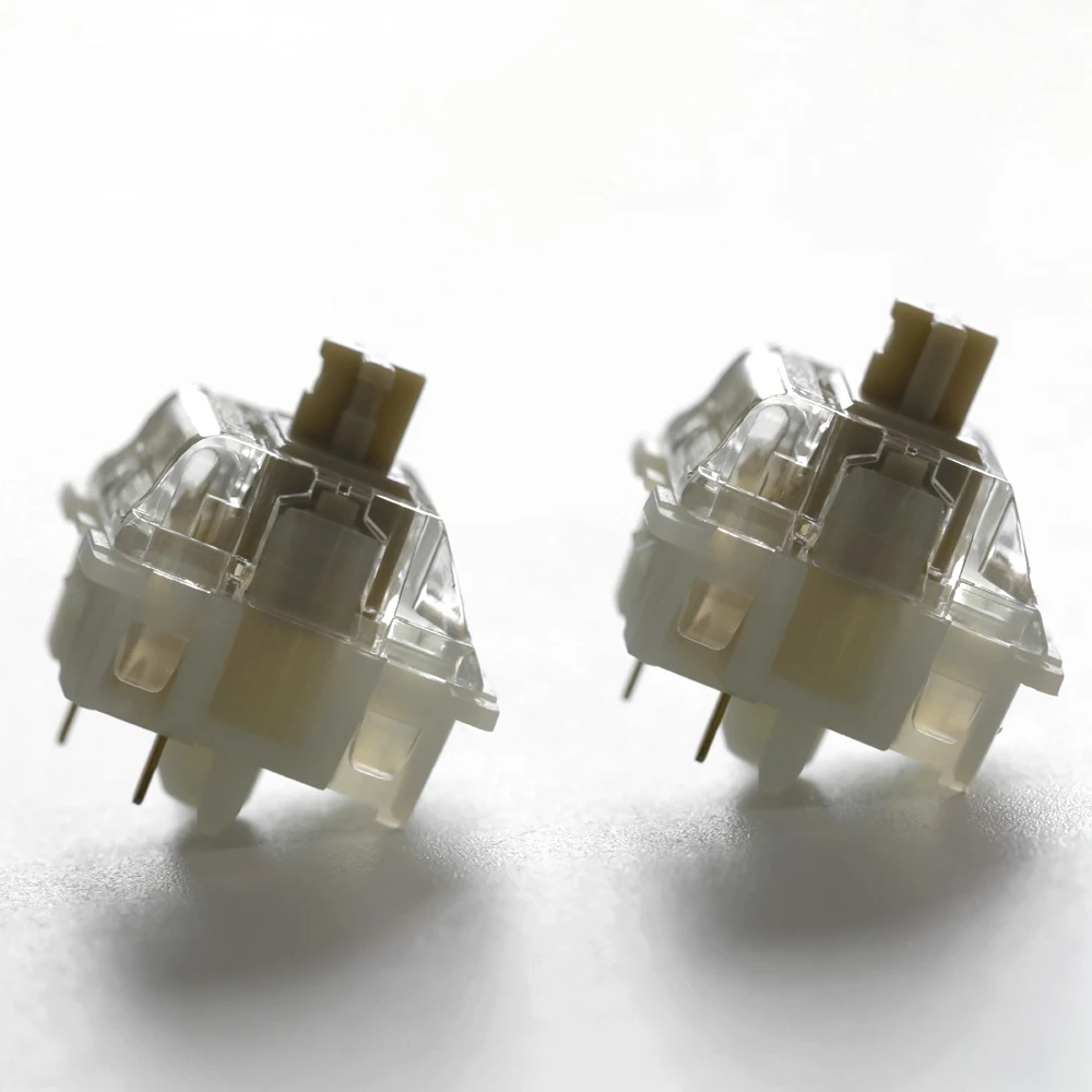 Originais Gateron Bebê Racoon Switches Linear 55g 5pin Pom Material Ouro-banhado a Mola Teclado Mecânico Pré-lubrificado Interruptor 35 Peças - Imagem 5