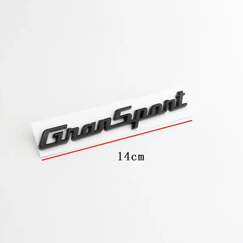 Maserati GTS Ghibli Gransport Granlusso Quattroporte 용 블랙 ABS 사이드 펜더 엠블럼 후면 부츠 트렁크 로고 배지 스티커 데칼