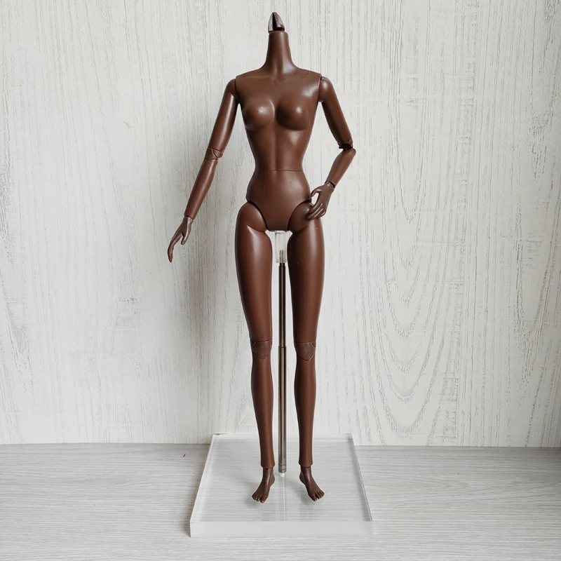 

High Quanlity 16 Movable Joints Doll Body with Telescopic Transparent Acrylic Stand For FR IT PP All 1/6 Scale Doll Size Body