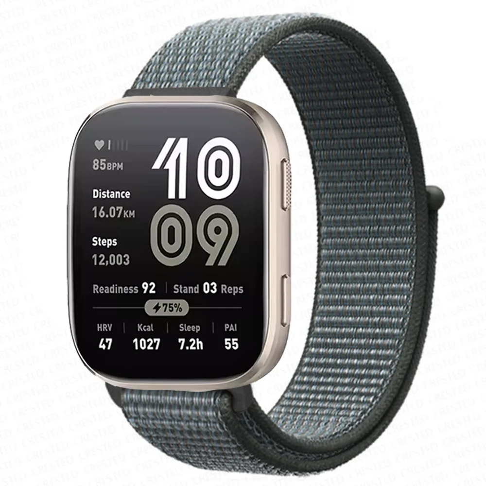 Nylon Loop Watchband Bracelet - 22mm Strap Replacement
