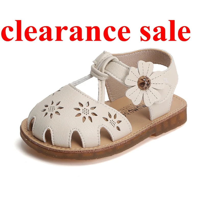 Claladoudou 11.5 15.5CM Brand Baby Girls First Sandals Toddler Girls