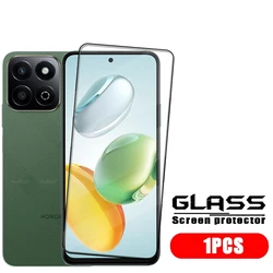 Premium Tempered Glass Screen Protector - Full Cover, 9H Hardness, HD Clarity (1 - 4 Pack) for Honor X7c (1 Front Glass)