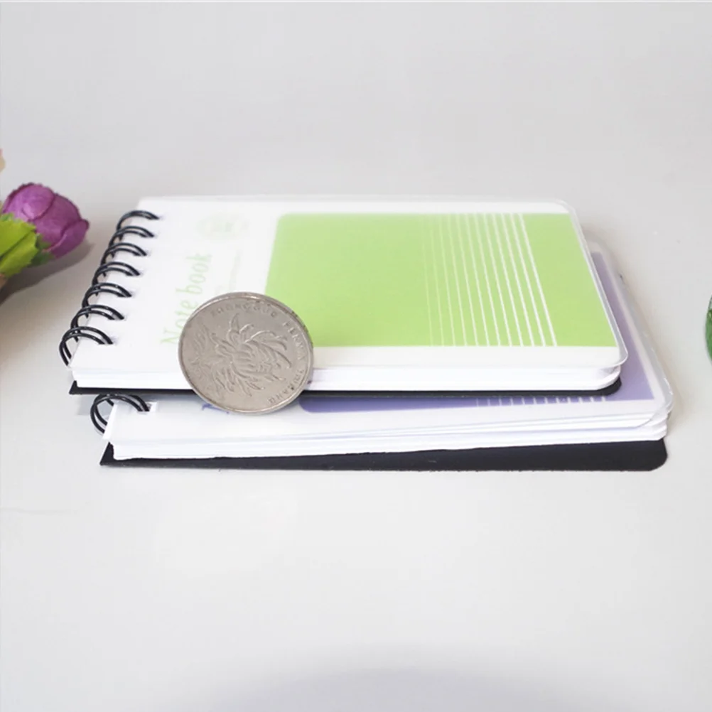 Spiral Notebook Mini Memo Top Pad Portable Journal Bound Pads Notepad Pocket Note Grocery Wirebound Binding Lists Notebooks