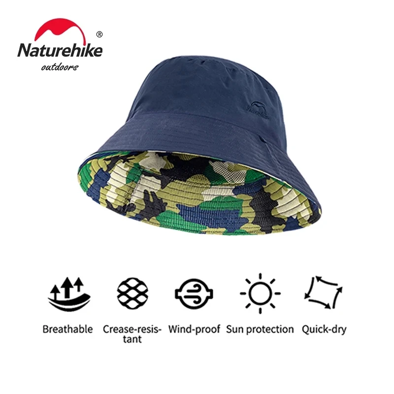 Bucket Hat Fishing Hat Fisherman Hat Naturehike Summer Quick-dry Ultralight Folding Hat Women