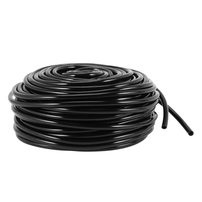 

3X 30M Meter 1/4 Inch Blank Distribution Pipe Drip Irrigation Hose Garden Watering Pipeline