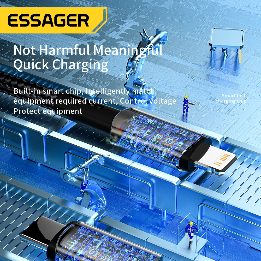 Essager 20W Fast Charging USB C to Lightning Cable