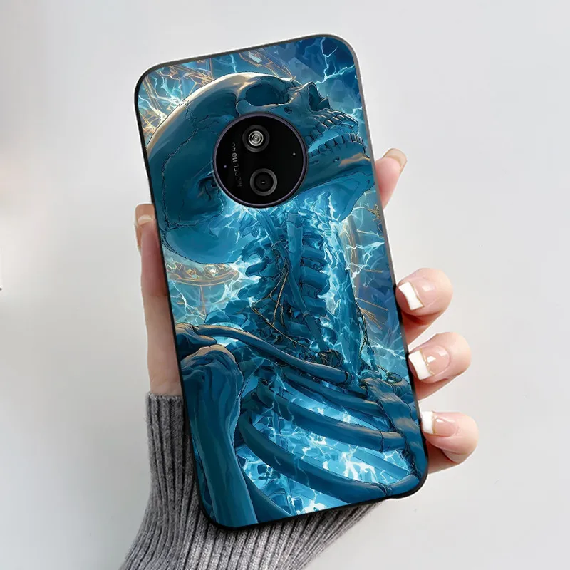 Aesthetic Luxury Soft Silicone Black Matte Phone Case Cover - Cute and Cool Design