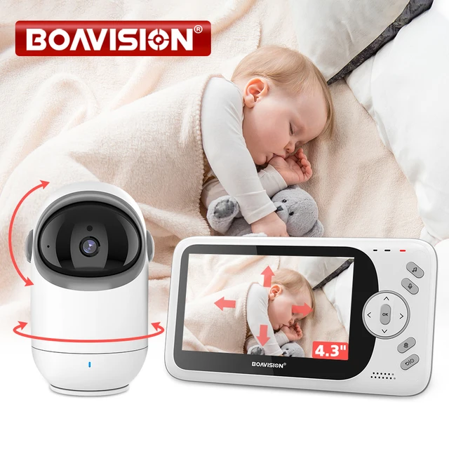 מוניטור לתינוק מדגם BOAVision עם מסך 4.3 אינץ