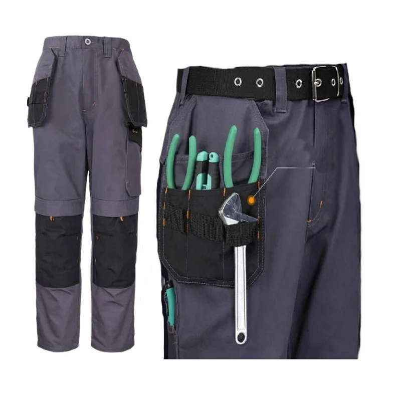 سراويل ملابس العمل على الطراز الأمريكي، سراويل البضائع غير الرسمية متعددة الأغراض، سراويل سميكة من نسيج أكسفورد