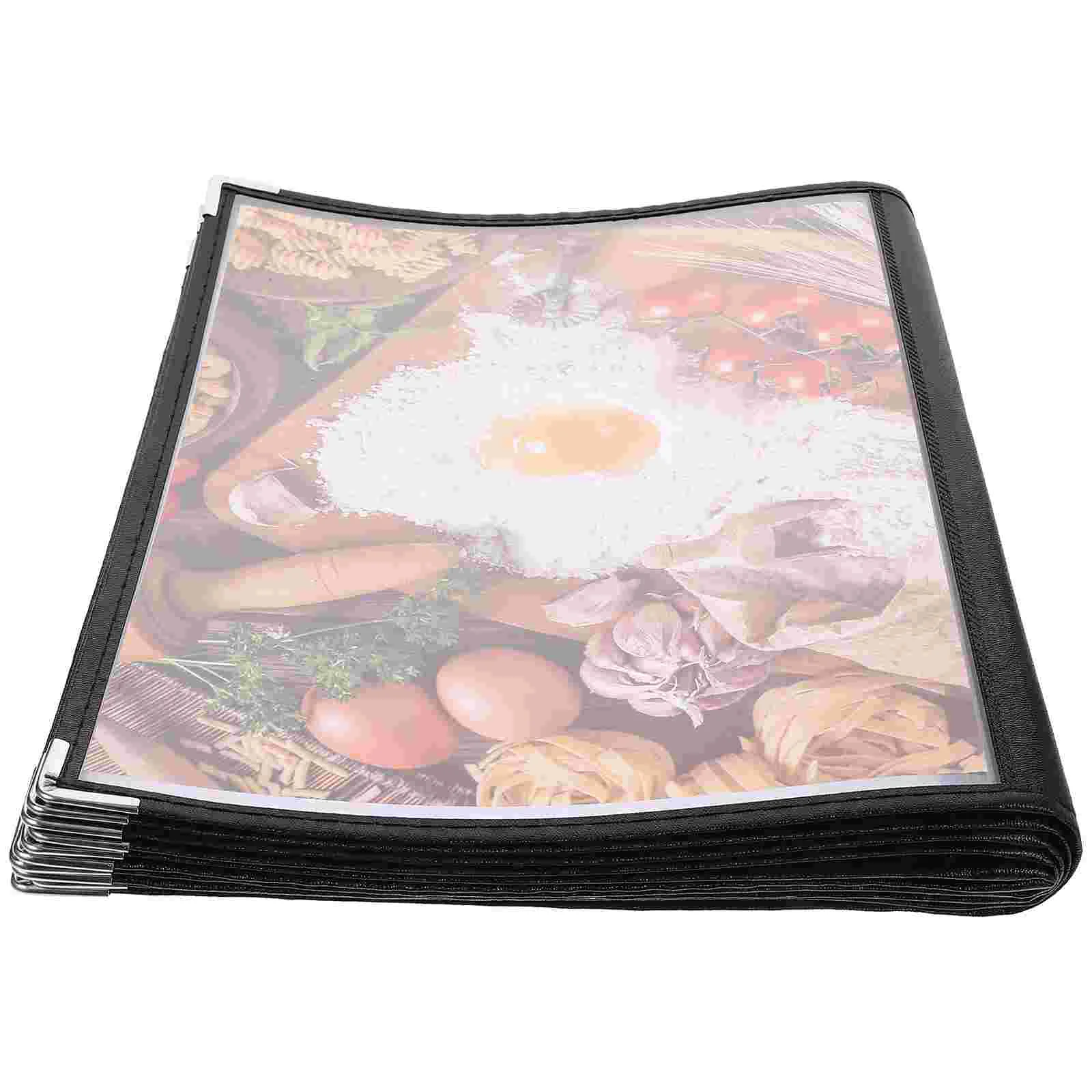 

Restaurant Cashier Holder The Menu Clear Book Register Display Pad Convenient Skin Simple Practical Holding