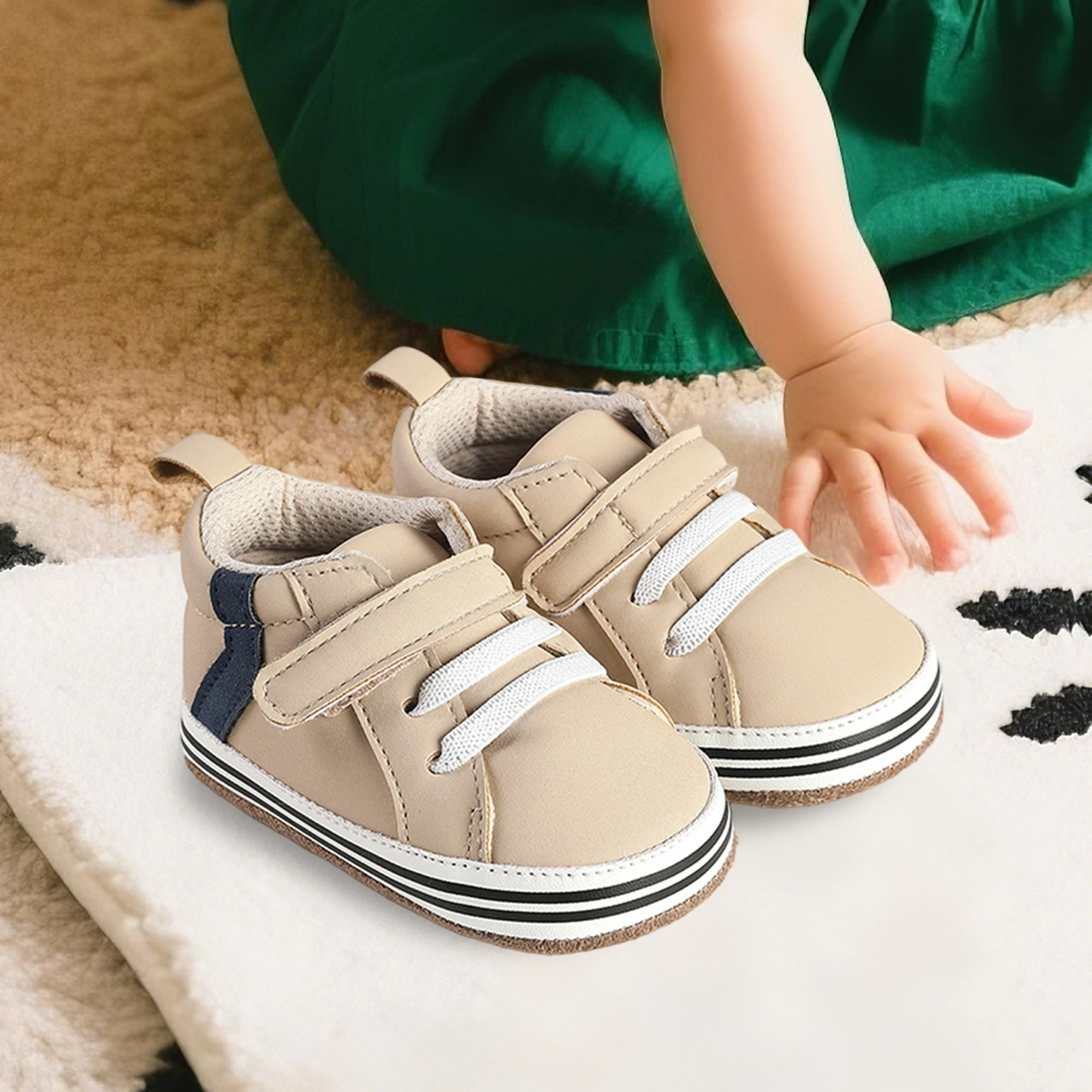 Toddler Girl Cute Mary Jane Shoes Infant Soft Sole Non Slip Princess Dress Shoes Newborn Lightweight Breathable Casual Shoes