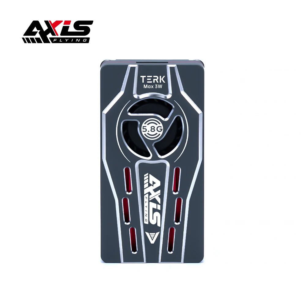 Axisflying TERK Analog VTX 5.8GHz Max 3W Power Heat Sink OSD Video Transmitter for FPV Freestyle RC Long Range Drone 5/7/10inch, fpv transmitter receiver,fpv accessories