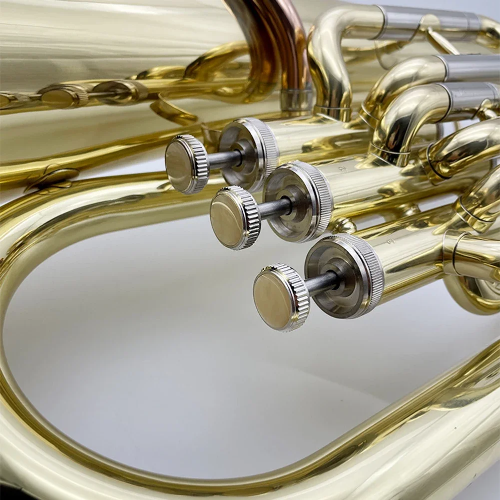 3pcs Medium Tone Key Lever/Upper And Lower Horn Button Lever Tenor Horn Baritone Vertical Key Rod Hall Connect Rod Brass Parts For Brass Musical Parts