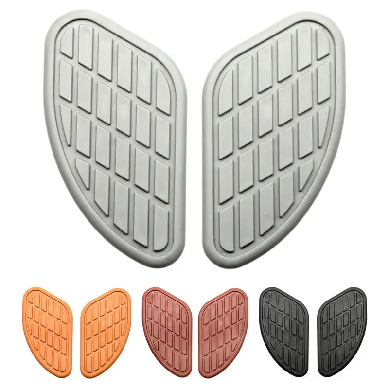 Motorcycle Tank Side Grips Vintage Anti-Slip Motorcycle Tank Decals Universal Tank Protection Pad Motorcycle Tank Sticker Tools