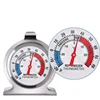 1~10pcs Freezer Thermometer for Refrigerator Stainless Steel Large Dial Red Indicator Accurate Temperature for Fridge Cooler New 3