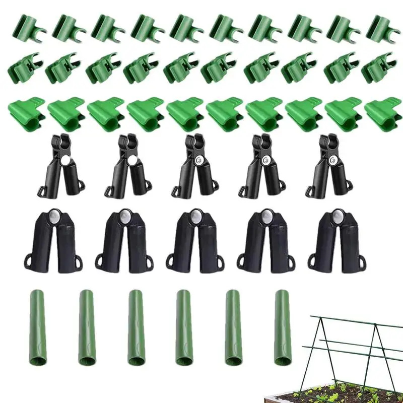 

Adjustable Plant Trellis Connector Clip Connecting Joint Fixing Cross-Buckle For Gardening Stakesl Plant Supports Stakes