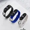 Hot Sale 3PCS Student Smartwatch LED Display Multi-color Electronic Clock for Boys and Girls Cute Cartoon Football Sports Watch 1