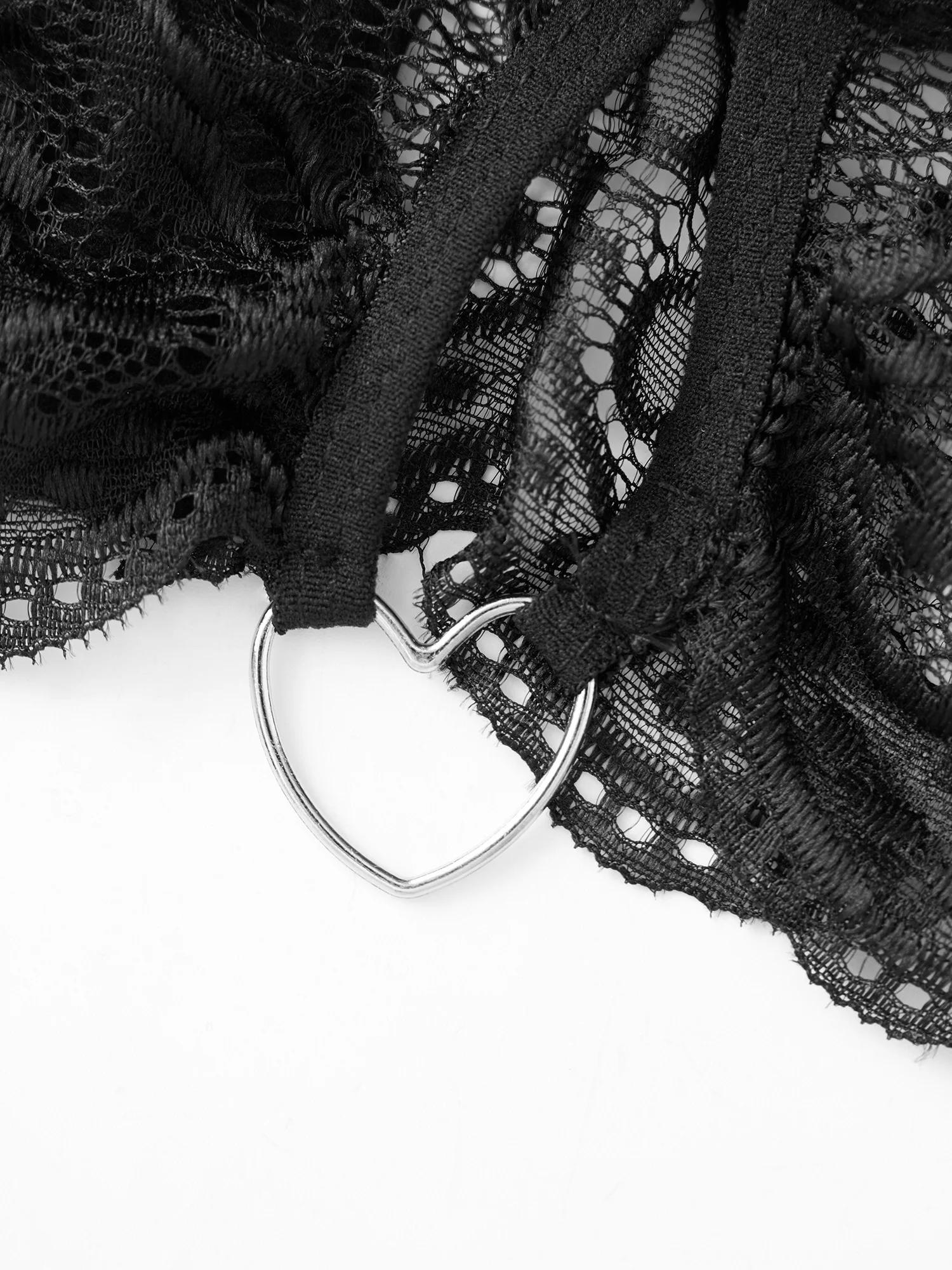 Sexy Lace Lingerie Set with Garter Belt Seductive Babydoll Bra and Panty Women s Erotic Underwear Ensemble