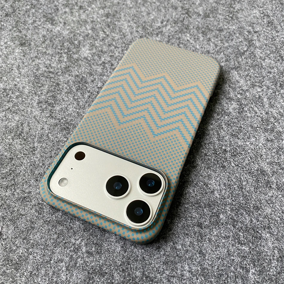 Luxury Slim Carbon Fibre Pattern Frameless Shockproof Phone Case
