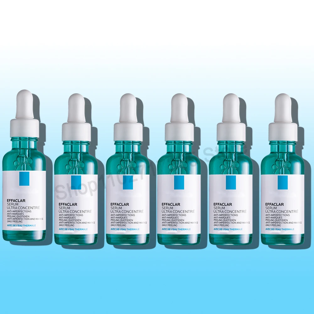 

6pcs Brand Serum 30ml Effaclar/Nicotinamide10/Hyalu/Cicaplast B5/Retinol B3/VC10 Anti-Wrinkle Acne Repair Soothes Skin
