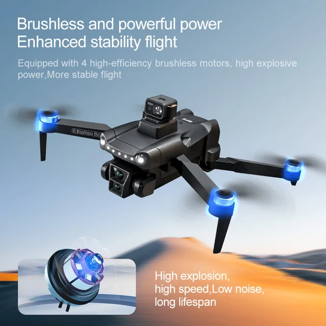 Mini Drone V198 GPS Plegable con Cámara HD, Motores Brushless y Posicionamiento Óptico