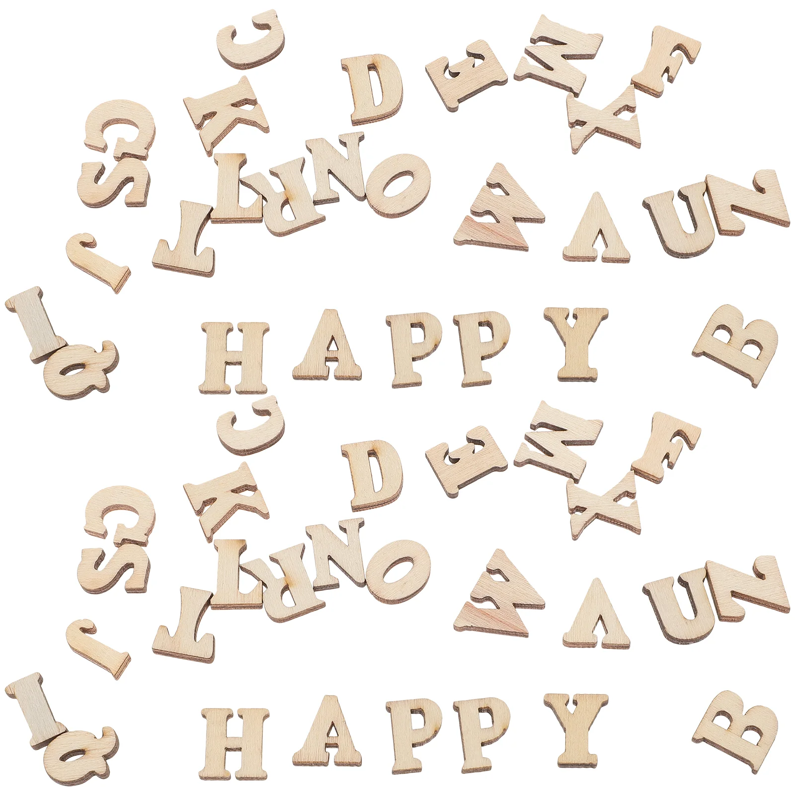 

Imikeya Wood Letters: Small Wooden Letters Crafts Diy Wooden Alphabet Letters Educational Kits Small Natural Wooden Slice Rustic