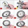 Lawn Mower Weeding Disc 8 Inch Wire Weeding Wheel 6 Inch Garden Tool Lawn Mower Accessories Twisted Wire Disc Type Wire Wheel 4