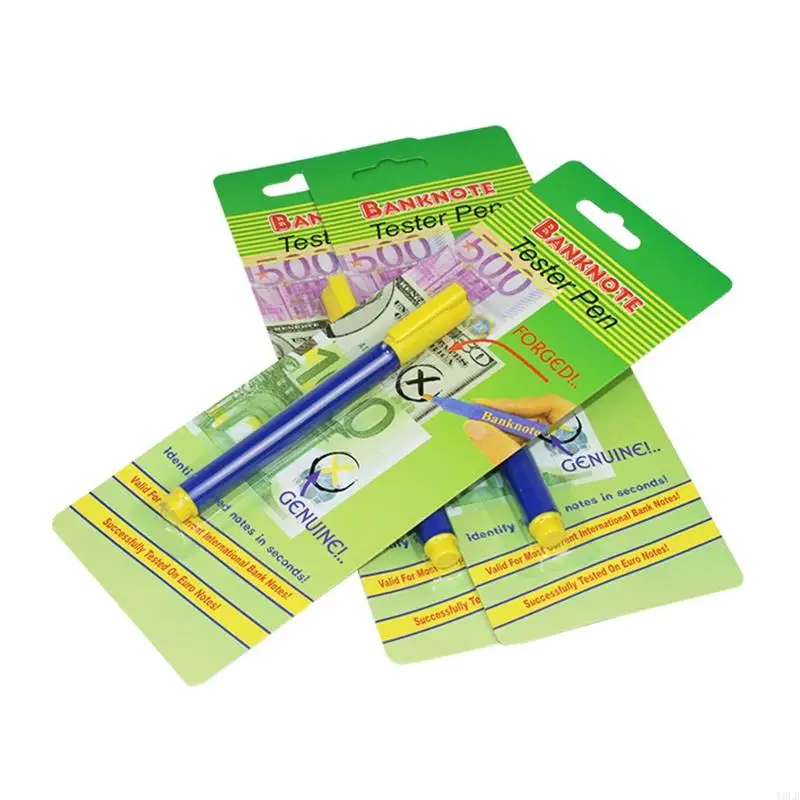 Y5LB Universal Counterfeits Bill Detector Pen Portable Currency Detector Marker for Detecting Fake Currency Cash Money