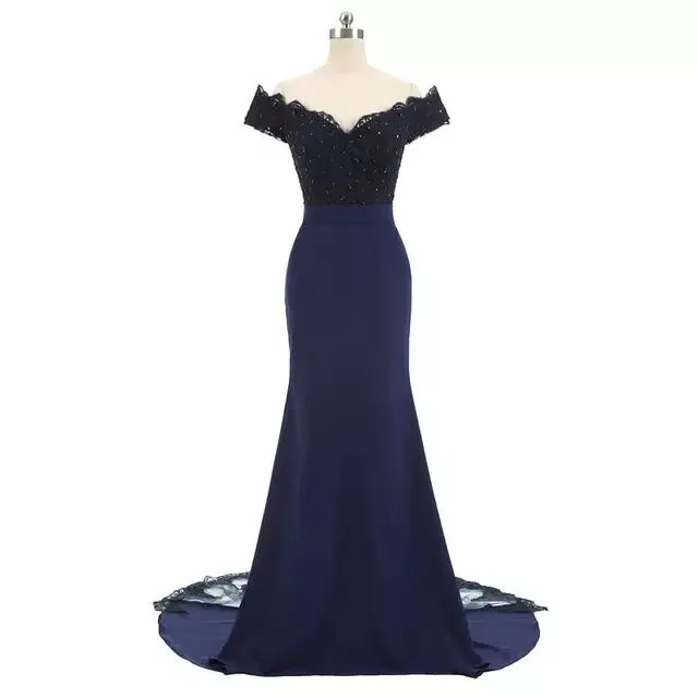 Beautiful Off-the-Shoulder Gown