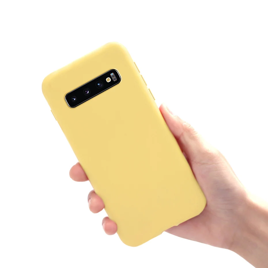 Pure Color Silicone Soft TPU Phone Case - Sleek and Durable Back Cover Coque