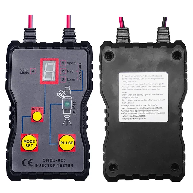 Injektor-Reiniger Professionelle Auto-Einspritzdüse-Tester Kraftstoffsystem  Scan-Tool 4 Pluse-Modus Automotiv