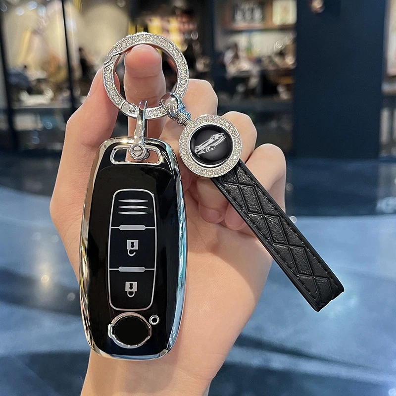 Tpu Car Key Case Cover Shell Per Nissan X-Trail T33 Qasqhai J12 Qashqai 2022 Juke 2023 Ariya Altima Teana Portachiavi Accessori