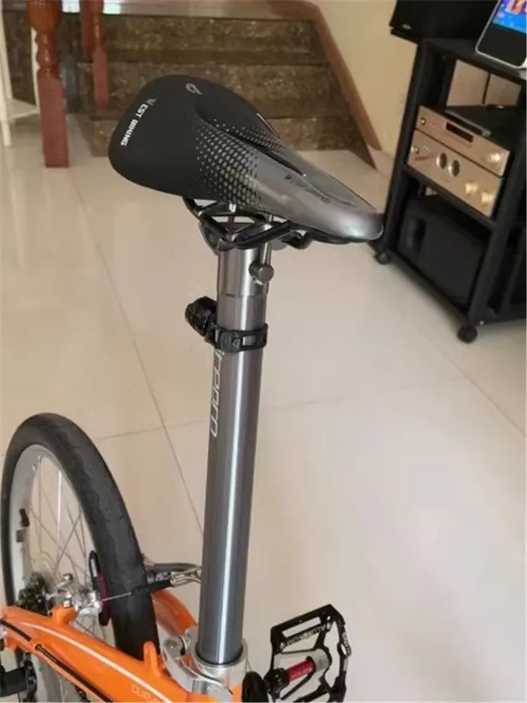 Litepro A61 33.9mm x 600mm Ultralight Folding Bike Seat Post Aluminum Alloy Folding Bicycle Seat Tube Upgrade Da hon Sp8 kaa084