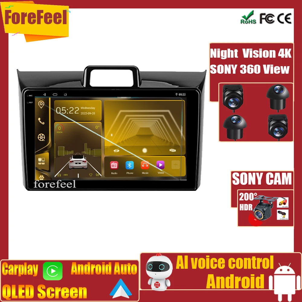 

GPS Carplay Monitor 7862 For Toyota Corolla Axio 2 Fielder 3 E160 2012 - 2021 Multimedia Video Navigation Radio Android Auto 5G