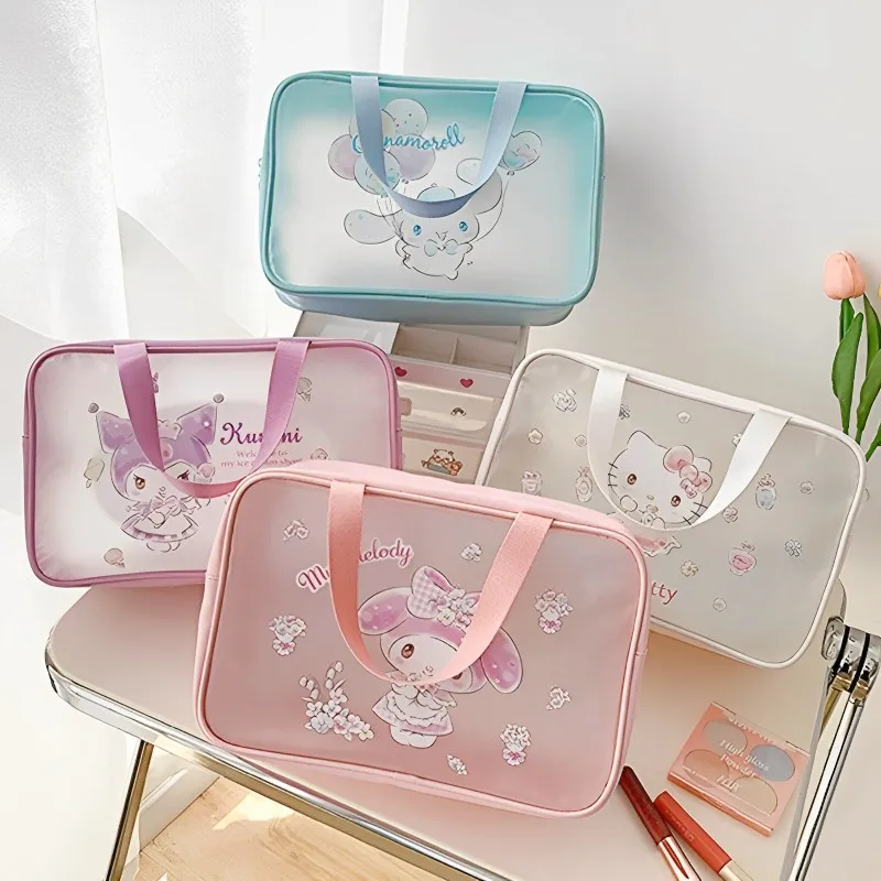 Hello Kitty Cosmetic Organizer  Hello Kitty Makeup Bag Travel - Bag Plush  Toys Doll - Aliexpress