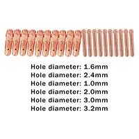 20Pcs Argon Welding TIG Inverter DC Welding Equipment TIG Collet for WP17 WP17F WP17V WP18 WP18F 1