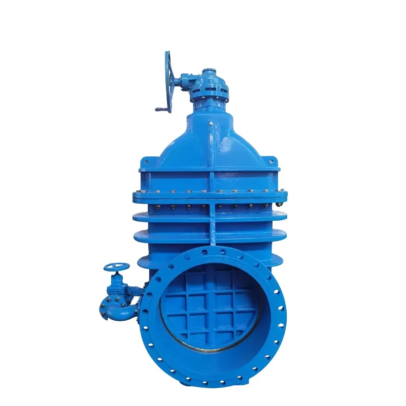 

Metal gate valves BS EN PN16 double flange hard sealing gate valve for desalination