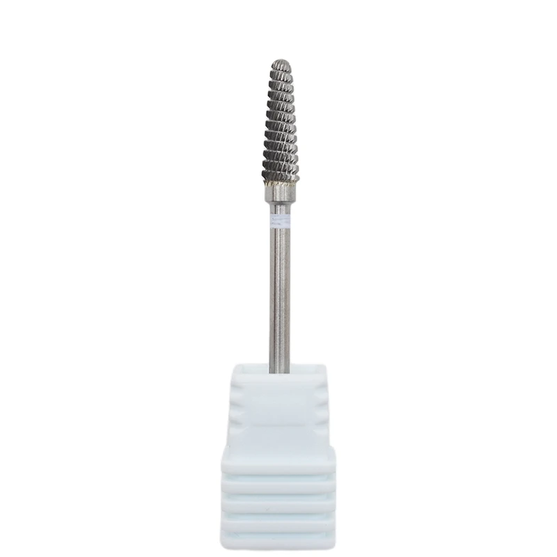 New! L04 Spiral Carbide Nail Drill Bit 3/32 Milling Cutter For Manicure Rotary Burr Nail Bits Electric Drill Accessories Tool ceramic diamond milling cutter nail drill rotary bits for manicure burr cuticle clean electric cutter drill bit accessories