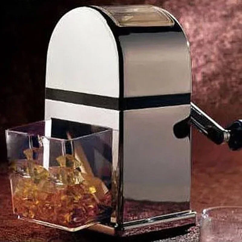 Stainless Steel Ice Crusher Mini Ice shavers Chopper Manual Snow Cone Smoothie Maker Block Breaking Machine slush machine