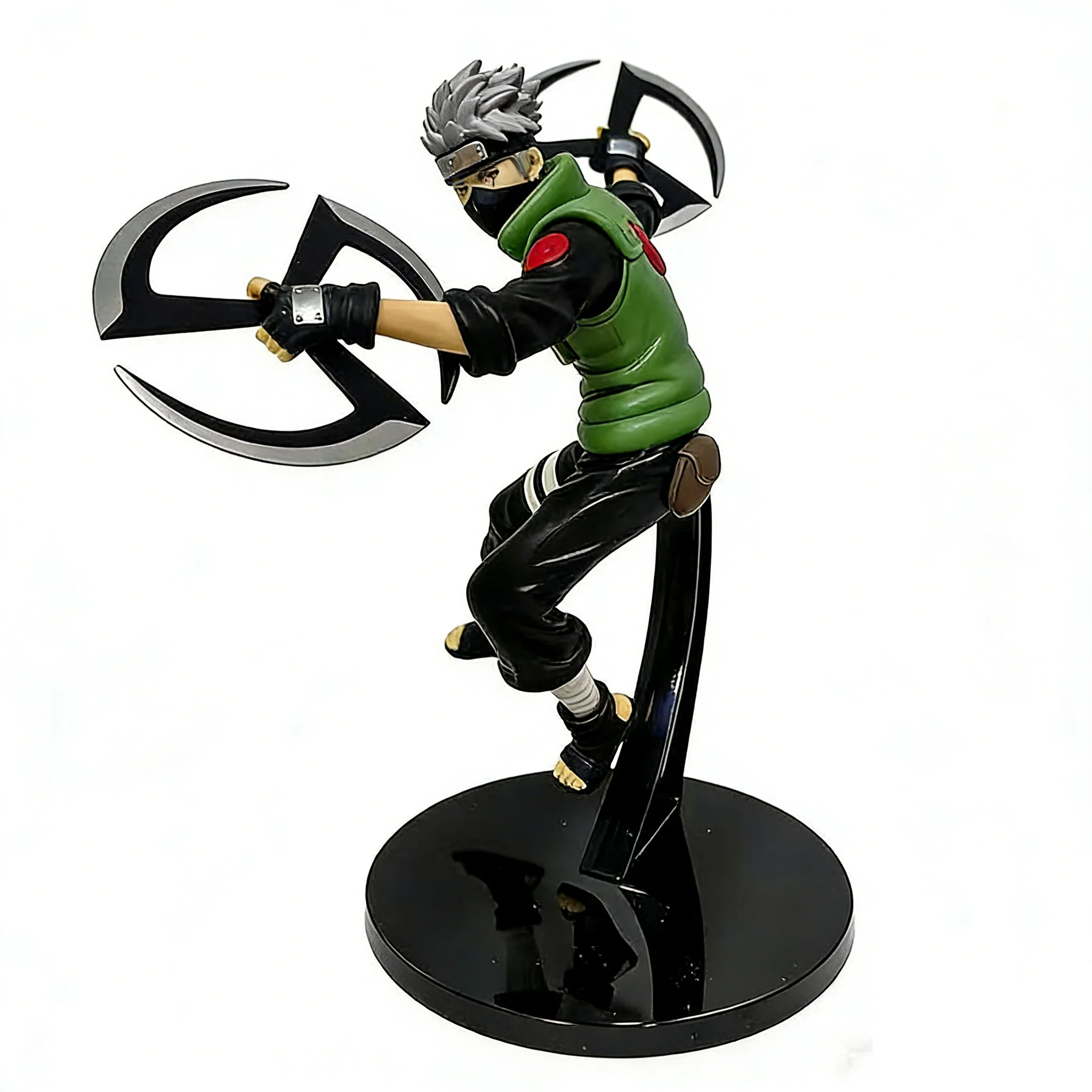 18cm Naruto Anime Combat Version Action Figure Collection - Uzumaki Naruto, Hatake Kakashi, Gaara Ornaments and Toys